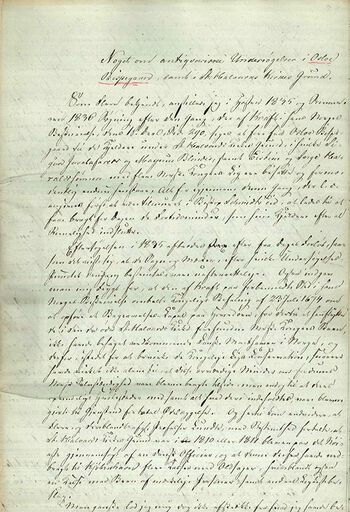 Andre spennende dokumenter som kommer i digitalt topografisk arkiv: Noget om antiqvariske undersøgelser i Oslo Bispegård, 1836