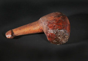 Image may contain: Tobacco pipe, Natural material.