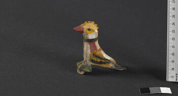 (UEM46951a-c) Bird toy. Material: Painted wood. Karbi Anglong district.