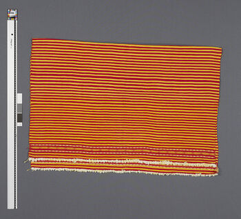 ( UEM 46855) Woven by Basapi Engtipi. Loin loom, weft faced weave. Rongchingdon, West Karbi Anglong.