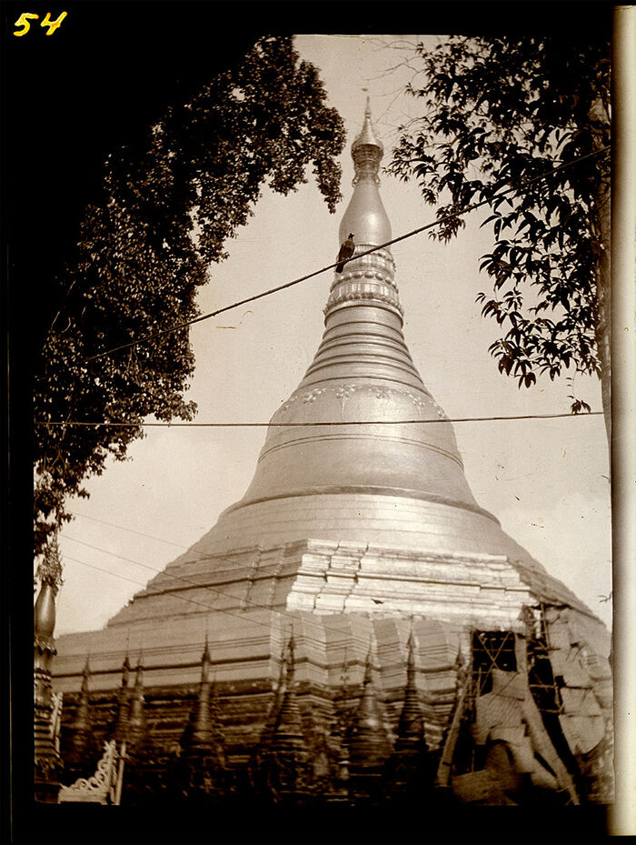 arious views from the Shwe Dagon Pagoda, Rangoon, Burma