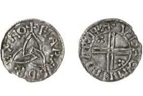 Two medieval coins.