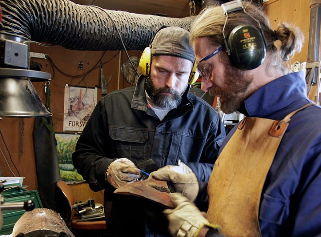 Image may contain: Safety glove, Eyewear, Engineering, Hearing, Artisan.