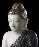 utsnitt av buddha-figuren som Børge brende leverte tilbake til Myanmar i 2017