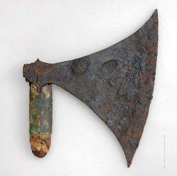 Bredøksen fra Langeid. Museumsnummer C58882/4.