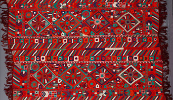 Embroidered blanket