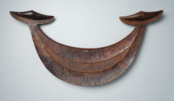 Breast plate made of wood